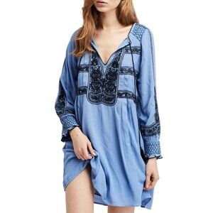 Free People Wind Willow boho mini dress